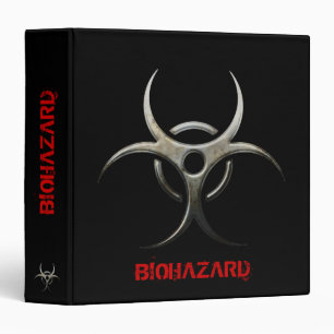 Grunge Biohazard organizer Binder