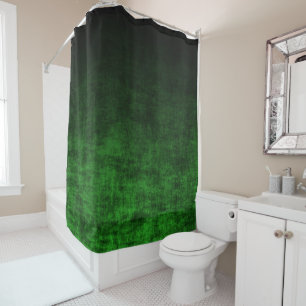 Grunge Black and Green Ombre