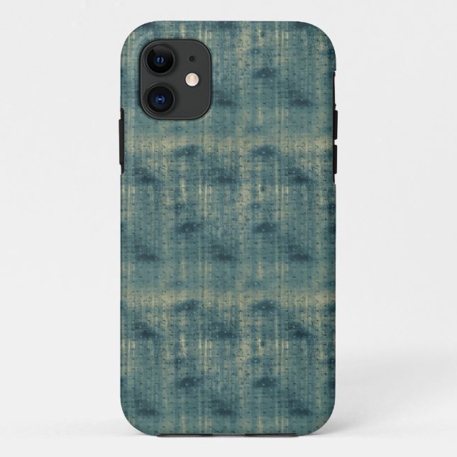 Grunge Blue Green Stars Case-Mate iPhone Case (Back)