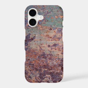 Grunge Blue Rusted Metal Pattern
