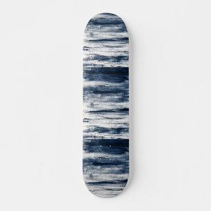 Grunge Blue Skateboard
