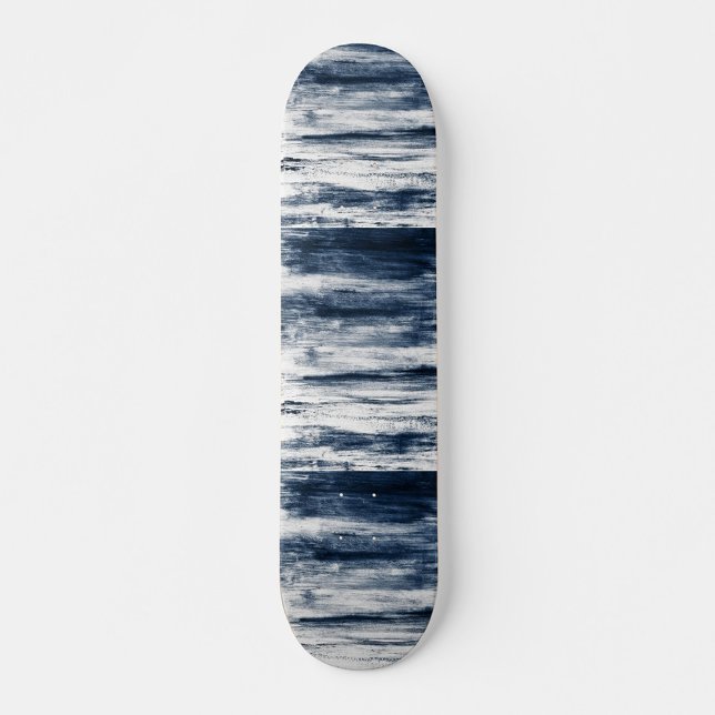 Grunge Blue Skateboard (A gritty imperfect, and chaotic visuals, featuring a grunge design.  )