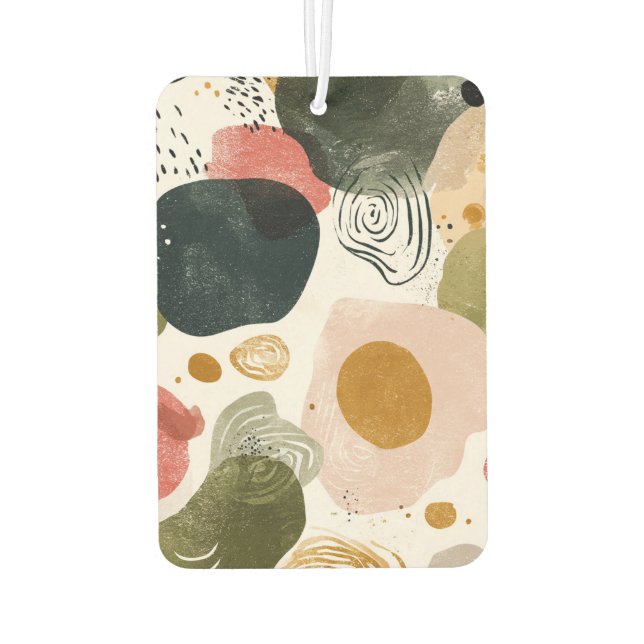 Grunge Boho Pattern -  Air Freshener (Back)