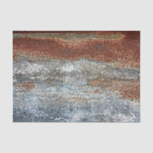 Grunge Brown Rust Texture Pattern Tissue Paper