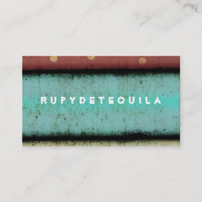 Grunge Business Card (Front)