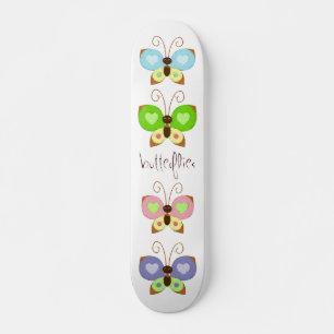 Grunge Butterflies Skateboard
