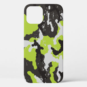 Grunge Camouflage Vintage Background iPhone 12 Case