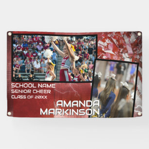 Grunge Cheer Senior Sport Banner