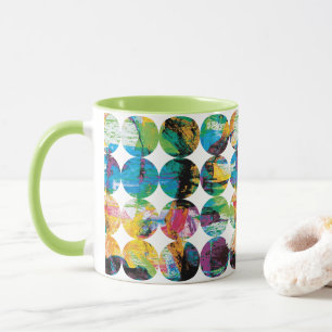 Grunge circles. Envelope Mug