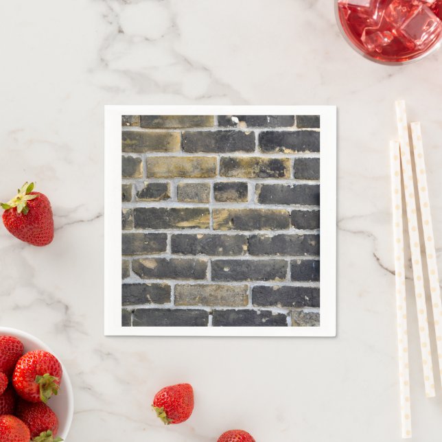 Grunge City Brick Wall  Napkin (Insitu)