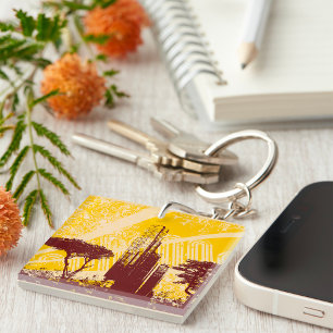 Grunge City Keychain