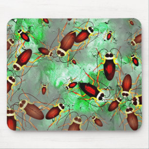 grunge-cockroaches mouse pad