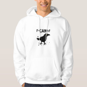 Grunge Coffee F Caw F Crow Humor Creative Style Hoodie