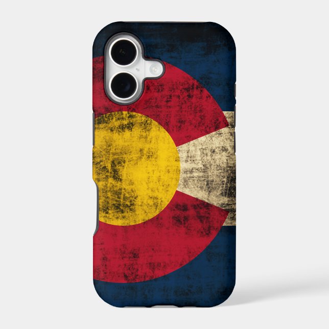 Grunge Colorado Flag (Back)