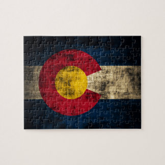 Grunge Colorado Flag Jigsaw Puzzle