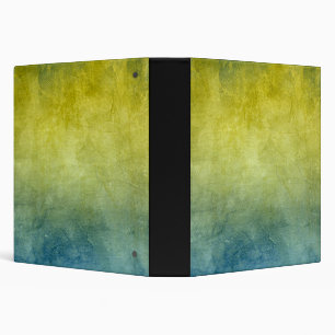 Grunge Colors - Yellow & Blue Binder