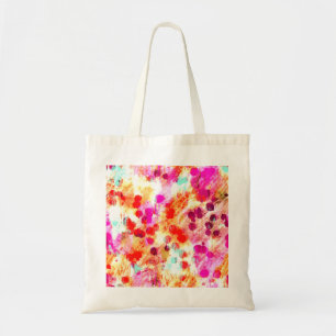 Grunge colour dot texture background tote bag