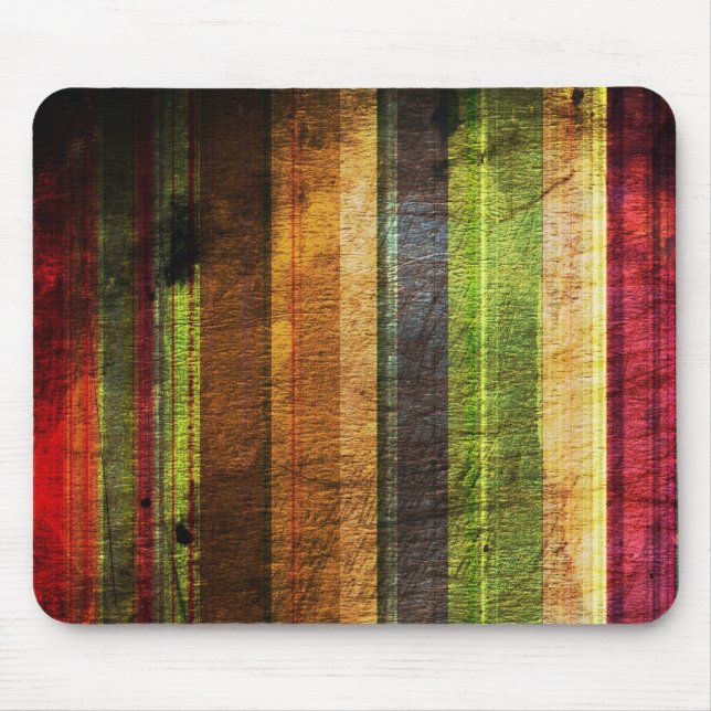 Grunge Colour Lines Mouse Pad (Front)