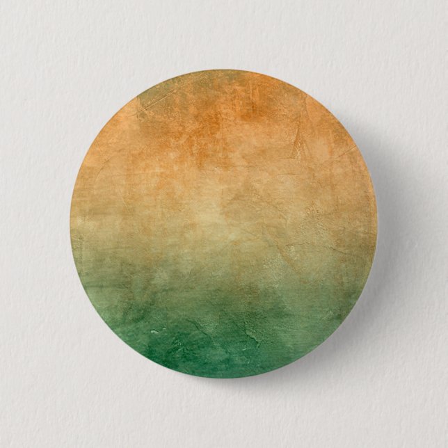 Grunge Colours - Orange & Green 2 Inch Round Button (Front)