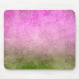 Grunge Colours - Pink & Green Mouse Pad