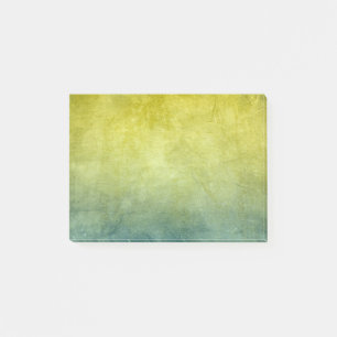 Grunge Colours - Yellow & Blue Post-it Notes