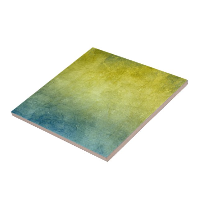 Grunge Colours - Yellow & Blue Tile (Side)