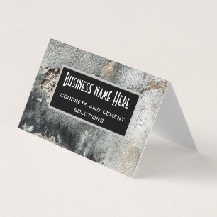 Grunge concrete texture business card