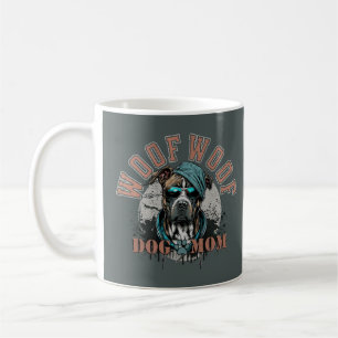 Grunge Dog Mom Coffee Mug