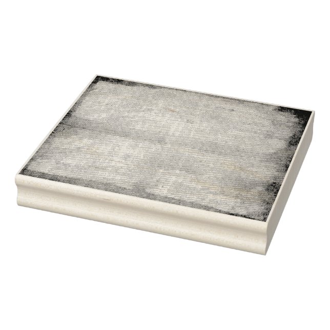 Grunge Fabric Texturized Border Frame Rubber Stamp (Stamp)