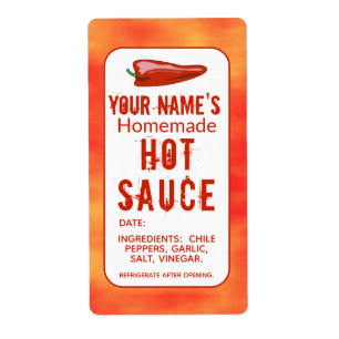 Grunge fait maison Sauce Chaud Chili poivre sur me
