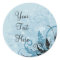 Grunge Floral Design - Light Blue
