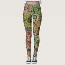 Grunge Floral Leggings