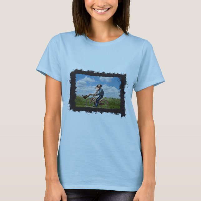 Grunge Frame ✨ Create Your Own Fab Photo T-Shirt (Front)