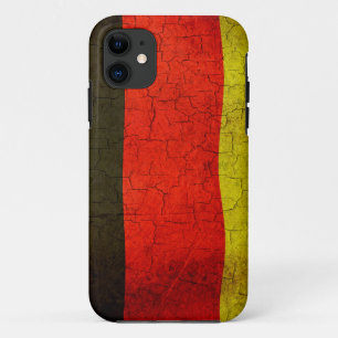 Grunge German flag iPhone 11 Case