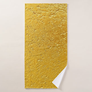 Grunge gold or foil background and textureabstract bath towel