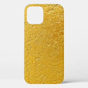 Grunge gold or foil background and textureabstract iPhone 12 case