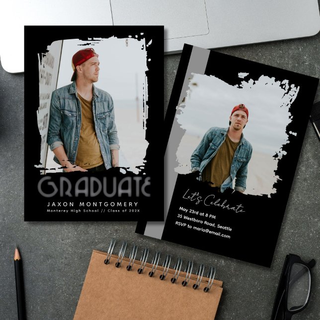 Grunge Graduate Invitation (Creator Uploaded)