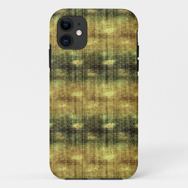 Grunge Green Gold Case-Mate iPhone Case (Back)