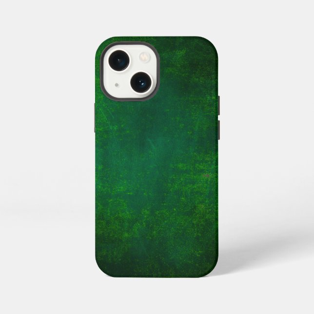 Grunge green texture iPhone case (Back)