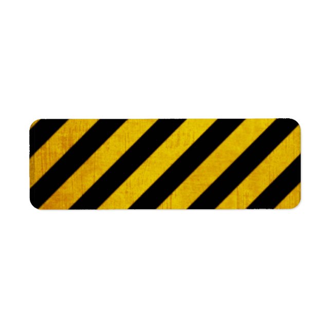 Grunge hazard stripe (Front)