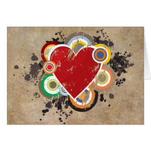 Grunge Heart avec anneaux