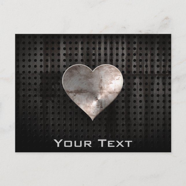 Grunge Heart Postcard (Front)