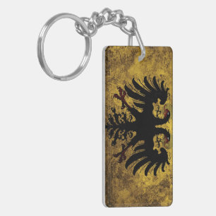 Grunge Holy Roman Empire Flag Keychain