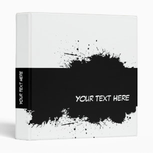 Grunge Ink Stain Binder Template