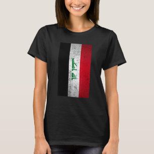 Grunge Iraq Flag Retro Middle East Arabic Kurdish  T-Shirt