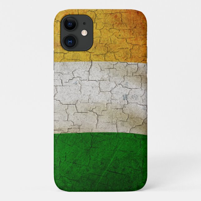 Grunge Ireland flag Case-Mate iPhone Case (Back)