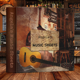 Grunge Jazz Music Sheets Classeur