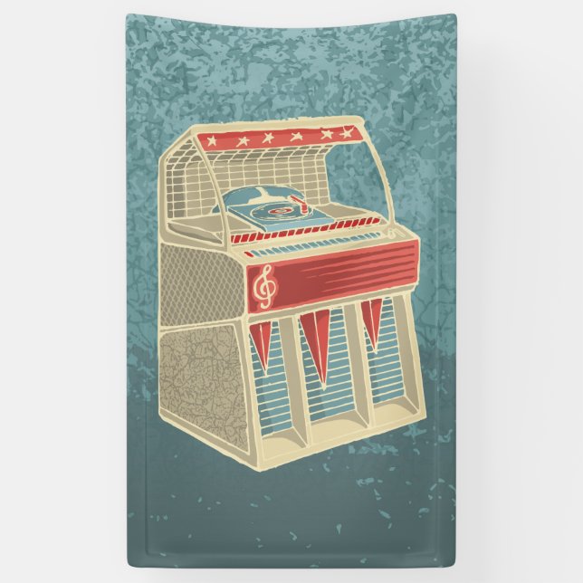 Grunge Jukebox Banner (Vertical)