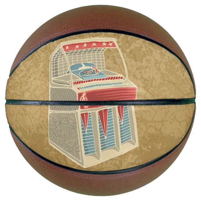 Grunge Jukebox Basketball (Front)