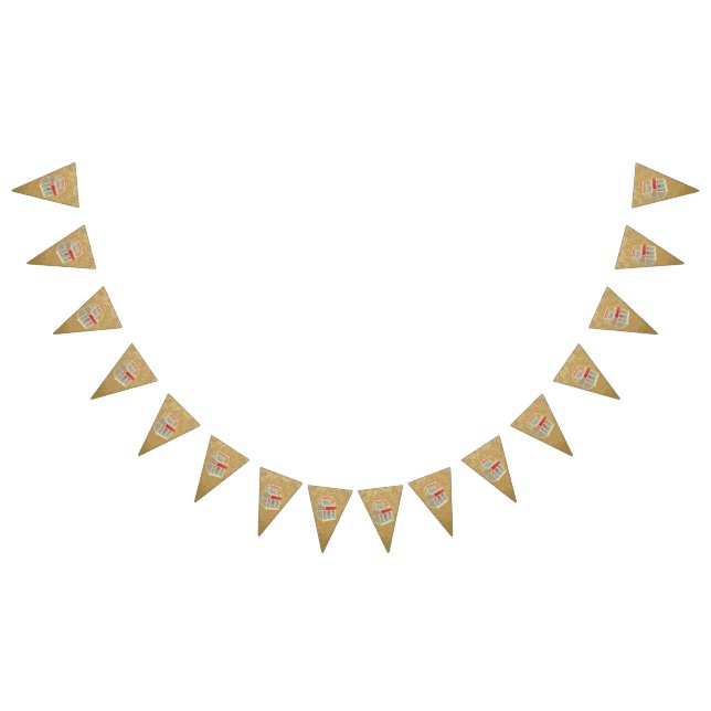 Grunge Jukebox Bunting Flags (All)